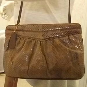 Aspects Snake Print Shoulder Bag